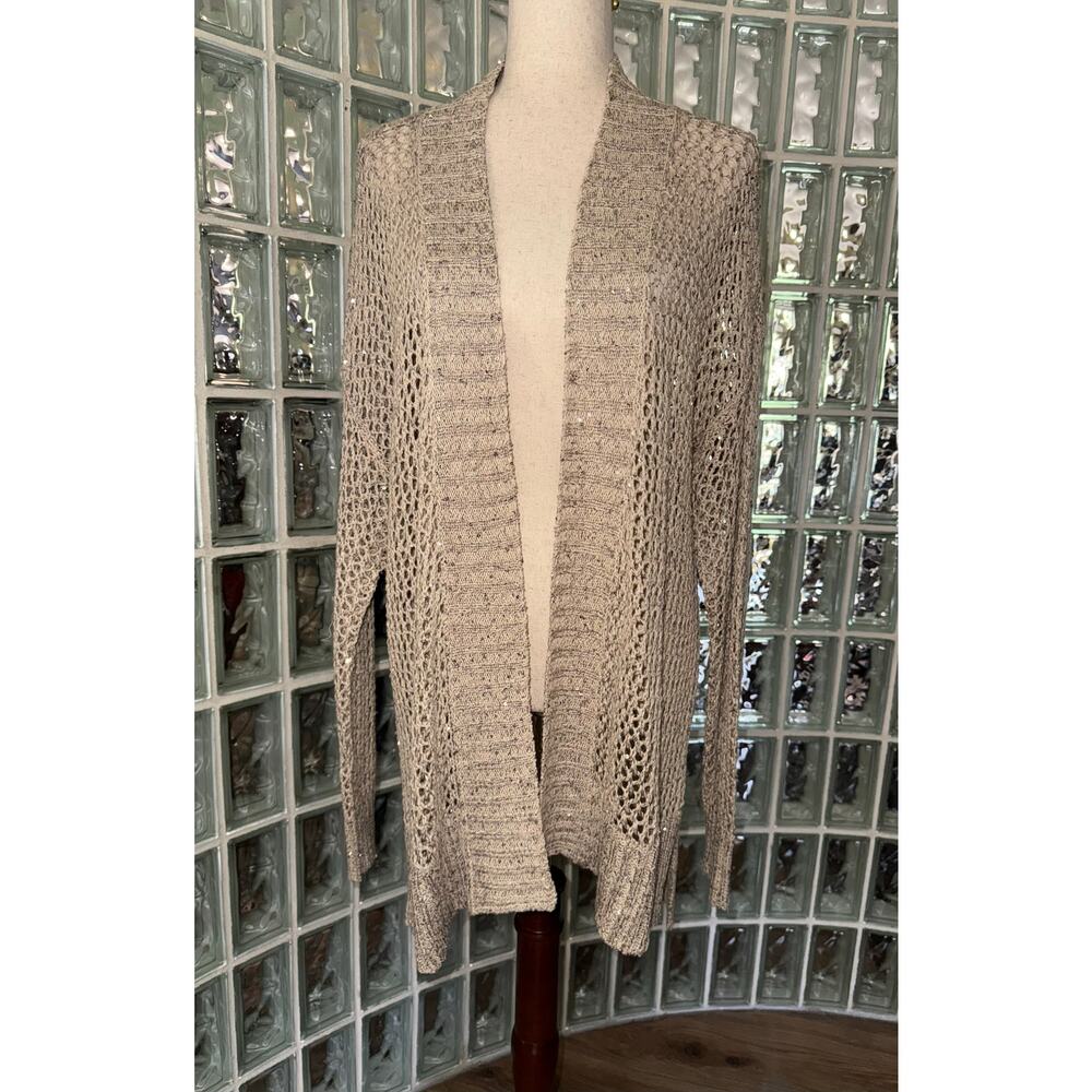 Jeans by Buffalo Fishnet cardigan with sequins - size XL